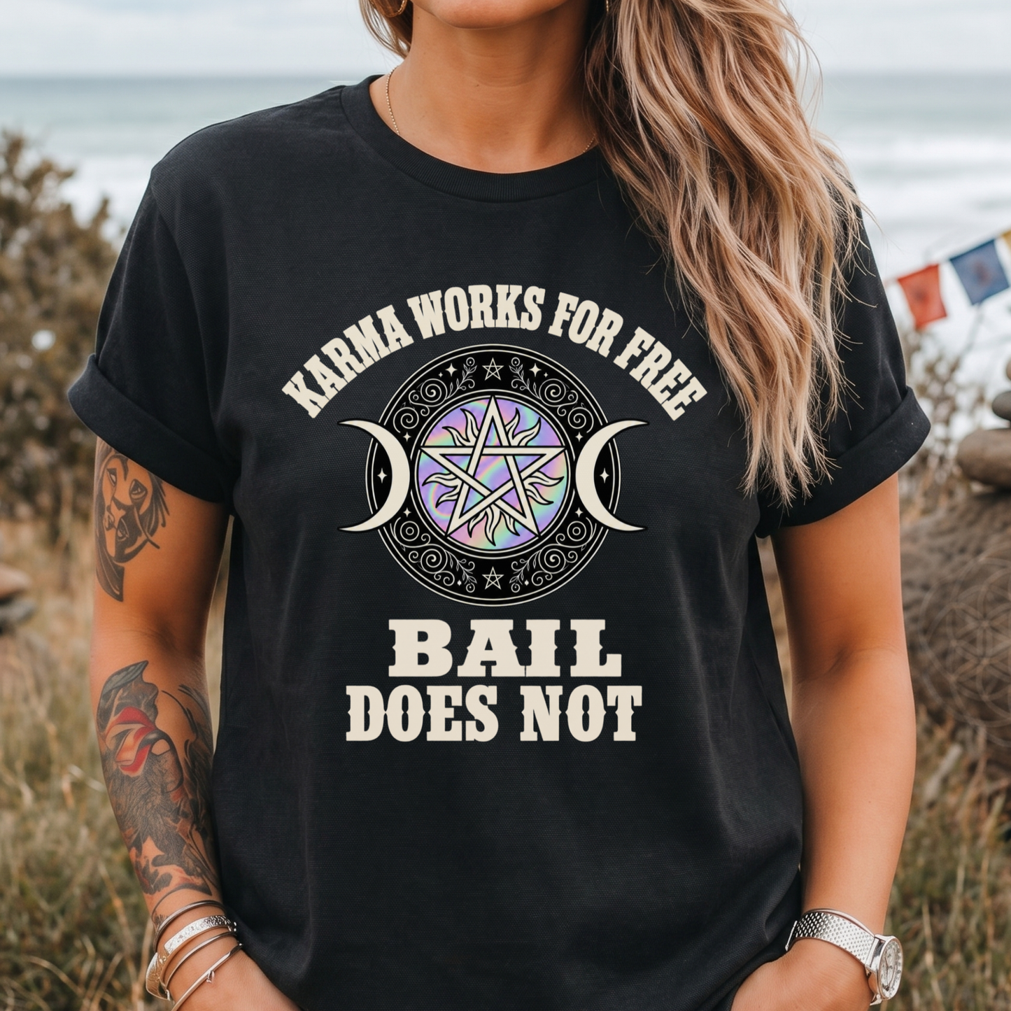 Karma Works For Free T‑Shirt