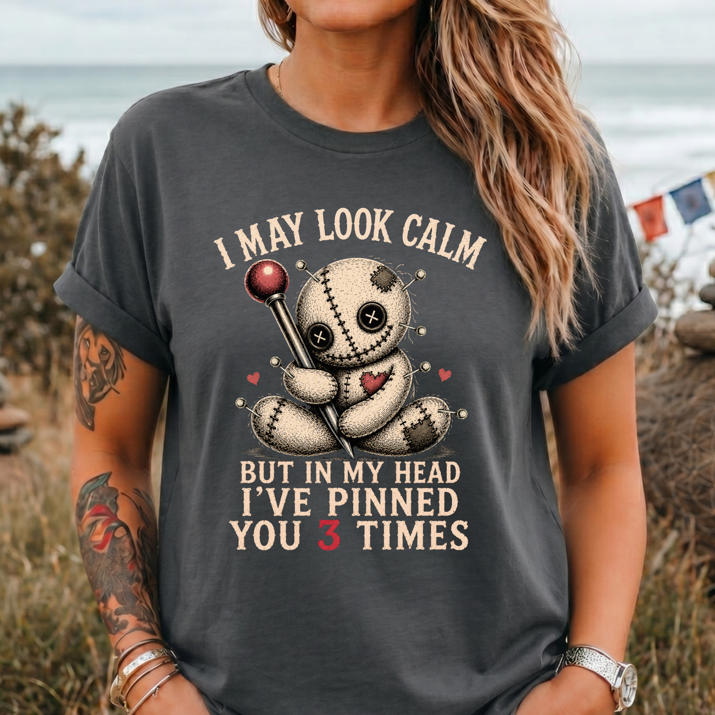 Pinned You 3 Times Voodoo T-Shirt