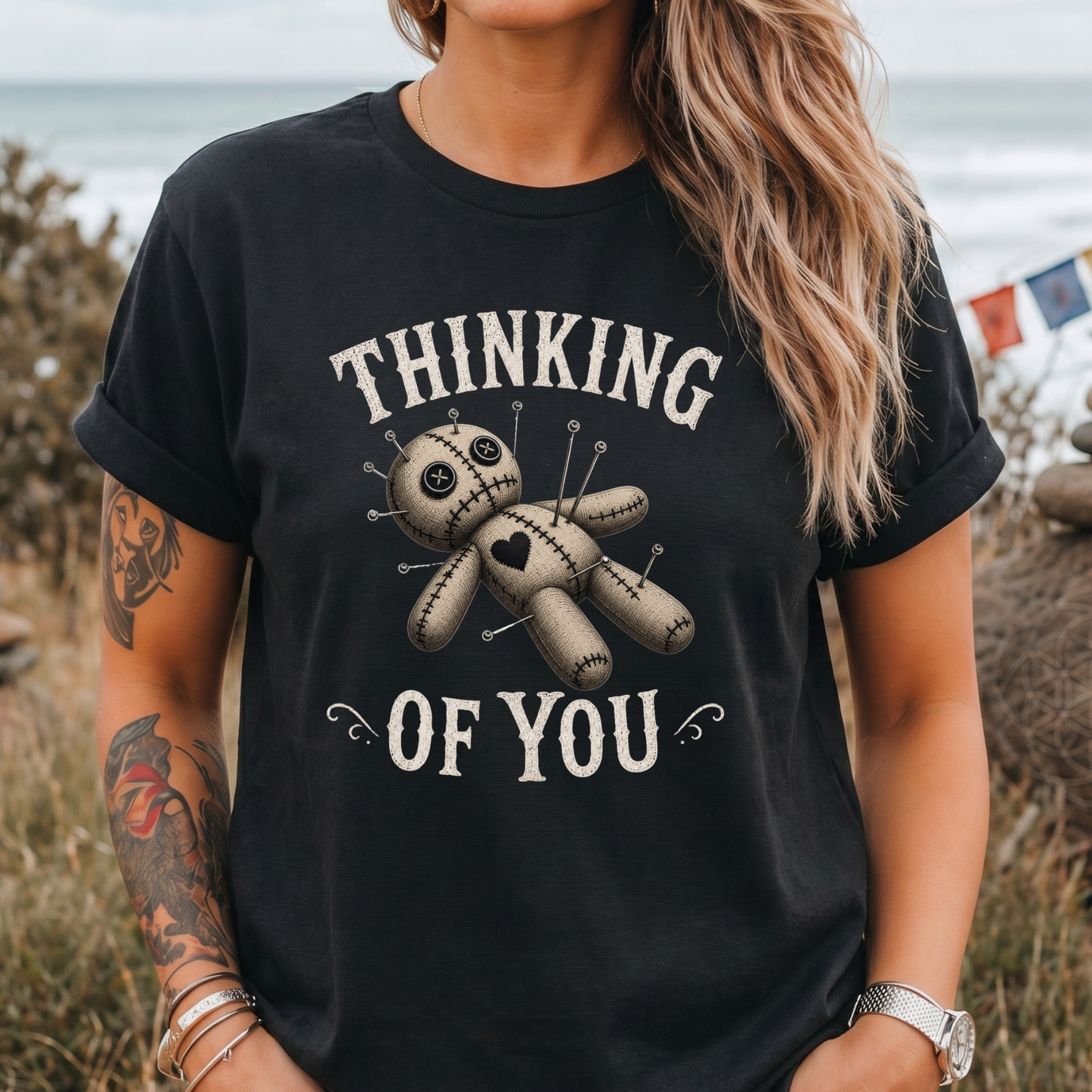 Thinking of You Voodoo Doll - T-Shirt