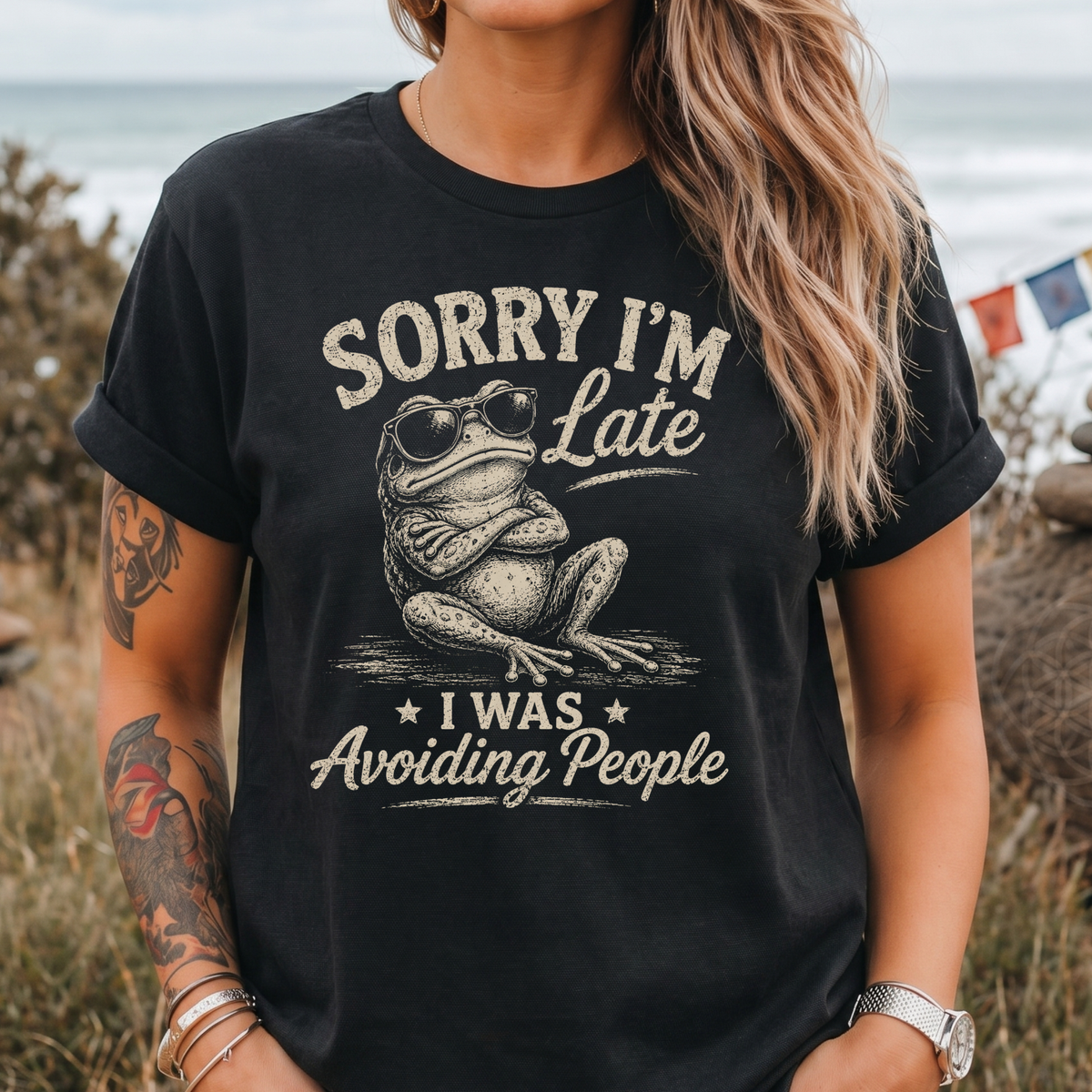 Sorry I'm Late Frog T-Shirt