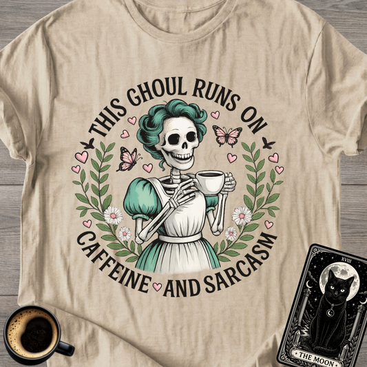 This Ghoul Runs on Caffeine T-Shirt