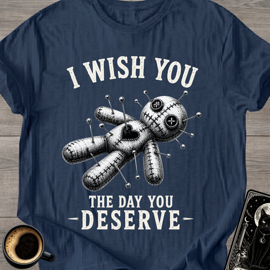 I Wish You Voodoo Doll T‑Shirt
