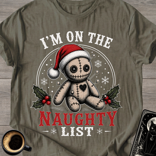 I'm On The Naughty List Voodoo T-Shirt