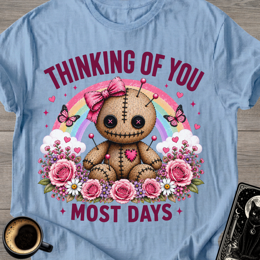Thinking of You Cute Voodoo Doll T-Shirt