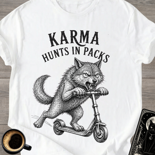 Karma Hunts in Packs T-Shirt