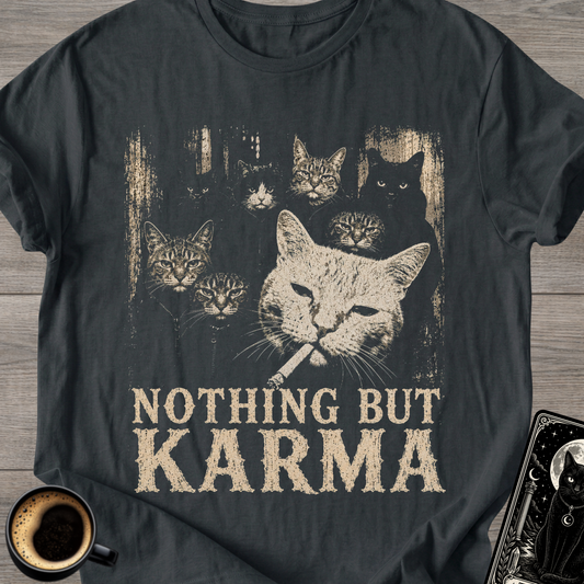 Nothing But Karma Cat T-Shirt