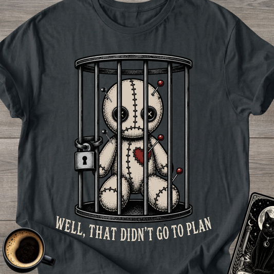 Voodoo Doll Behind Bars T‑Shirt