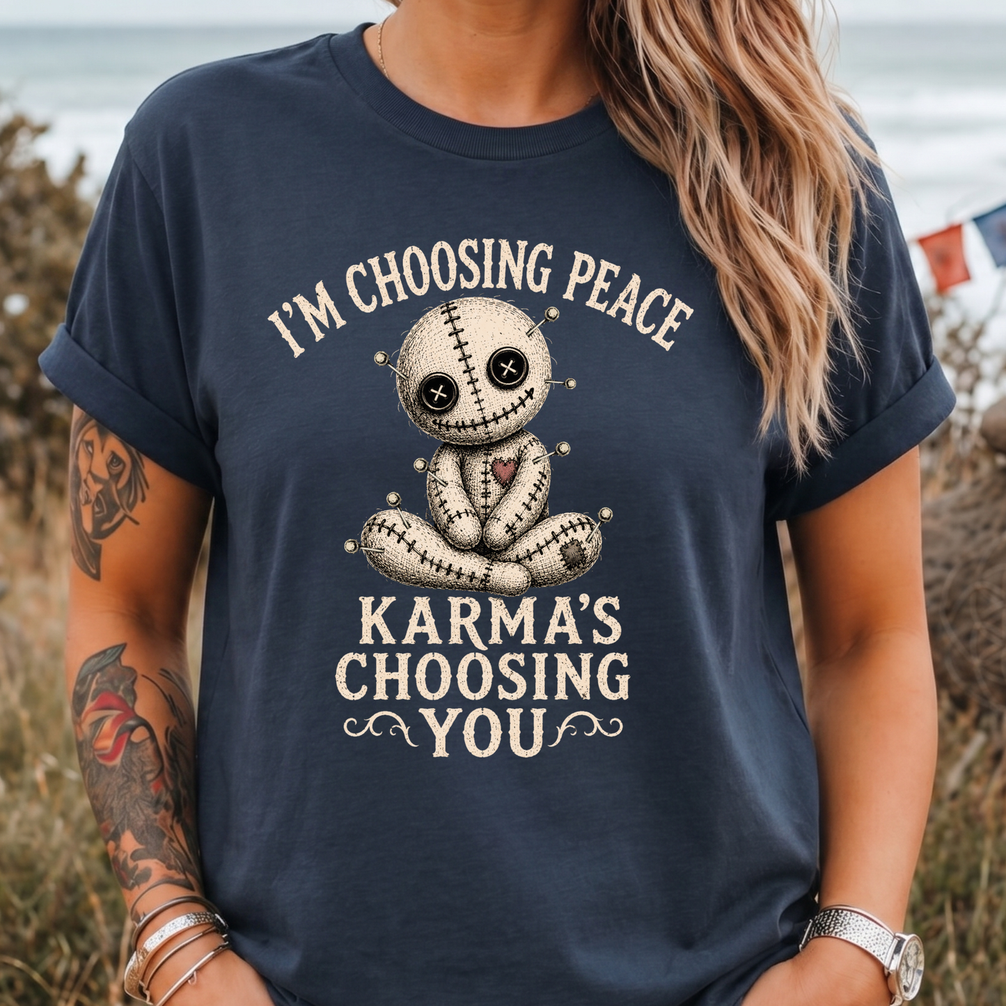 I'm Choosing Peace Voodoo Doll T-Shirt