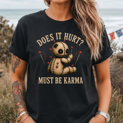 Does It Hurt? Voodoo Doll - T-Shirt