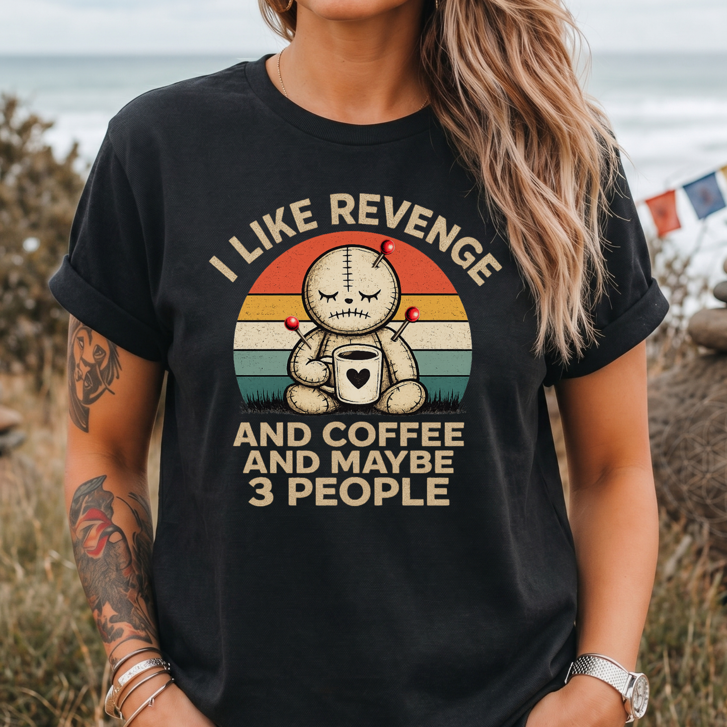 I Like Revenge and Coffee | T-Shirt