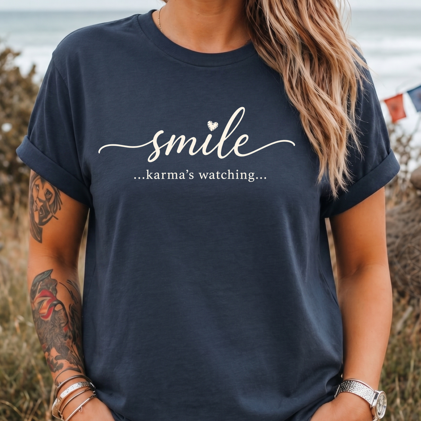 Smile…Karma’s Watching T-Shirt