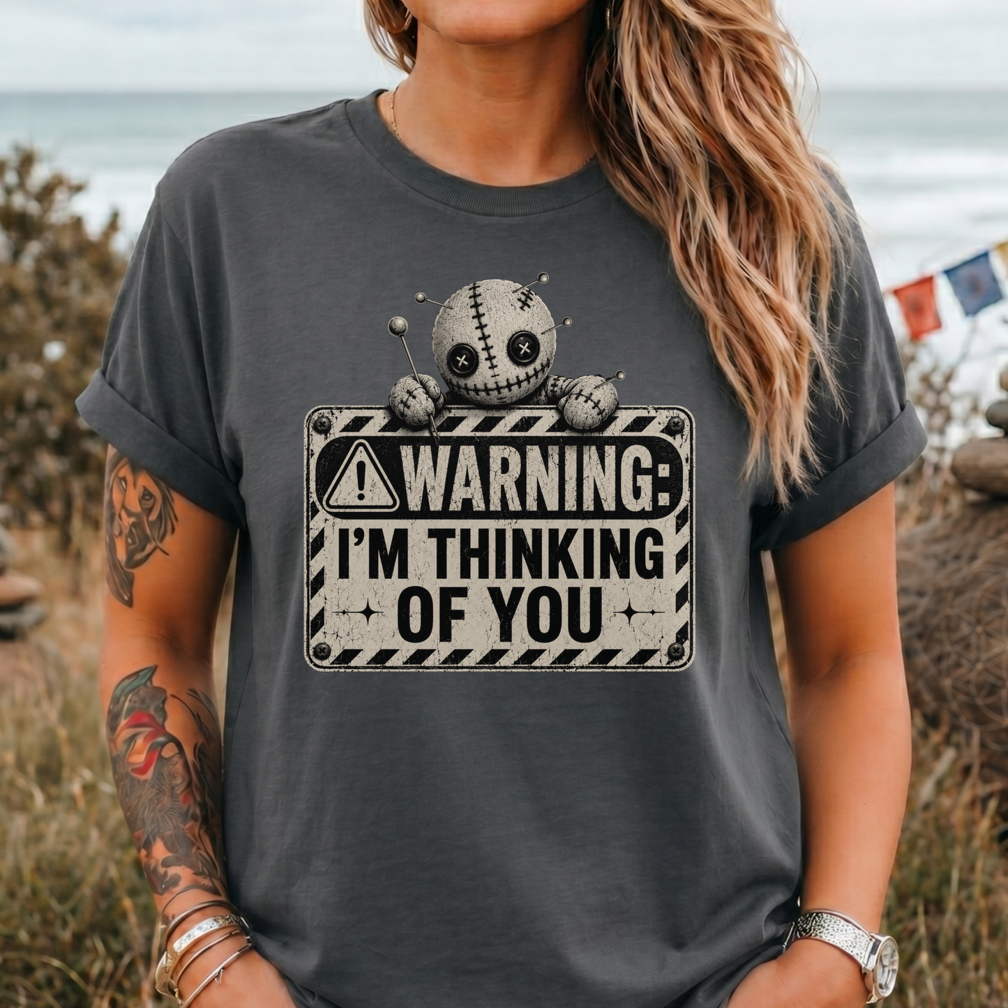Warning Voodoo Doll T-Shirt
