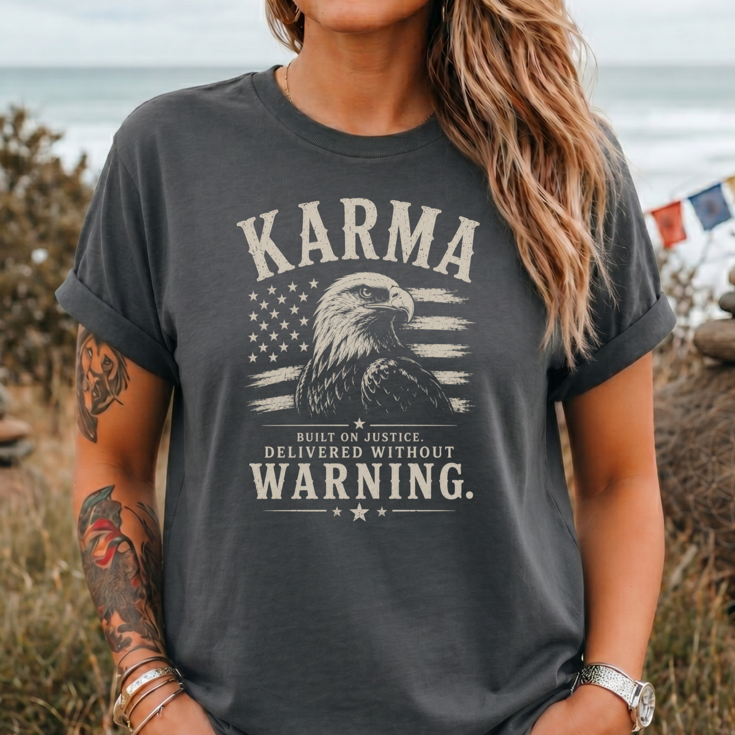 Karma Eagle T‑Shirt