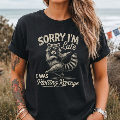 Plotting Revenge Racoon T-Shirt