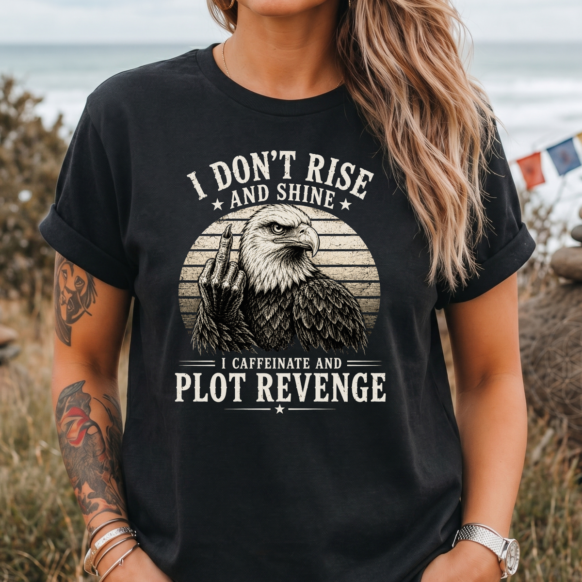 Rise and Shine Eagle T-Shirt