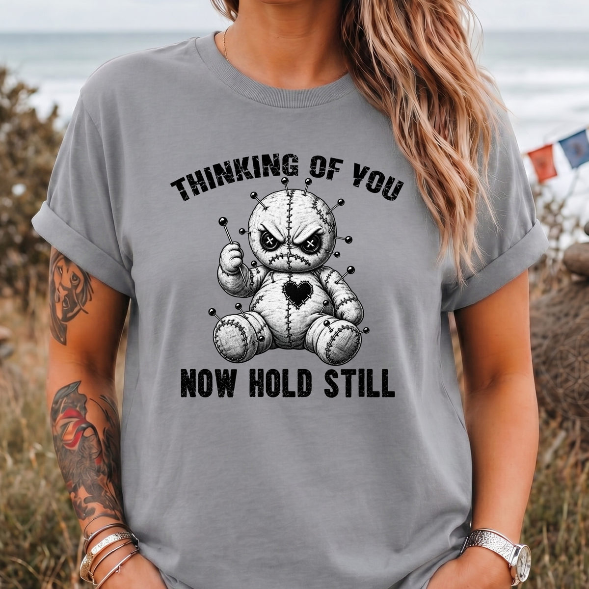 Angry Doll Hold Still T-Shirt