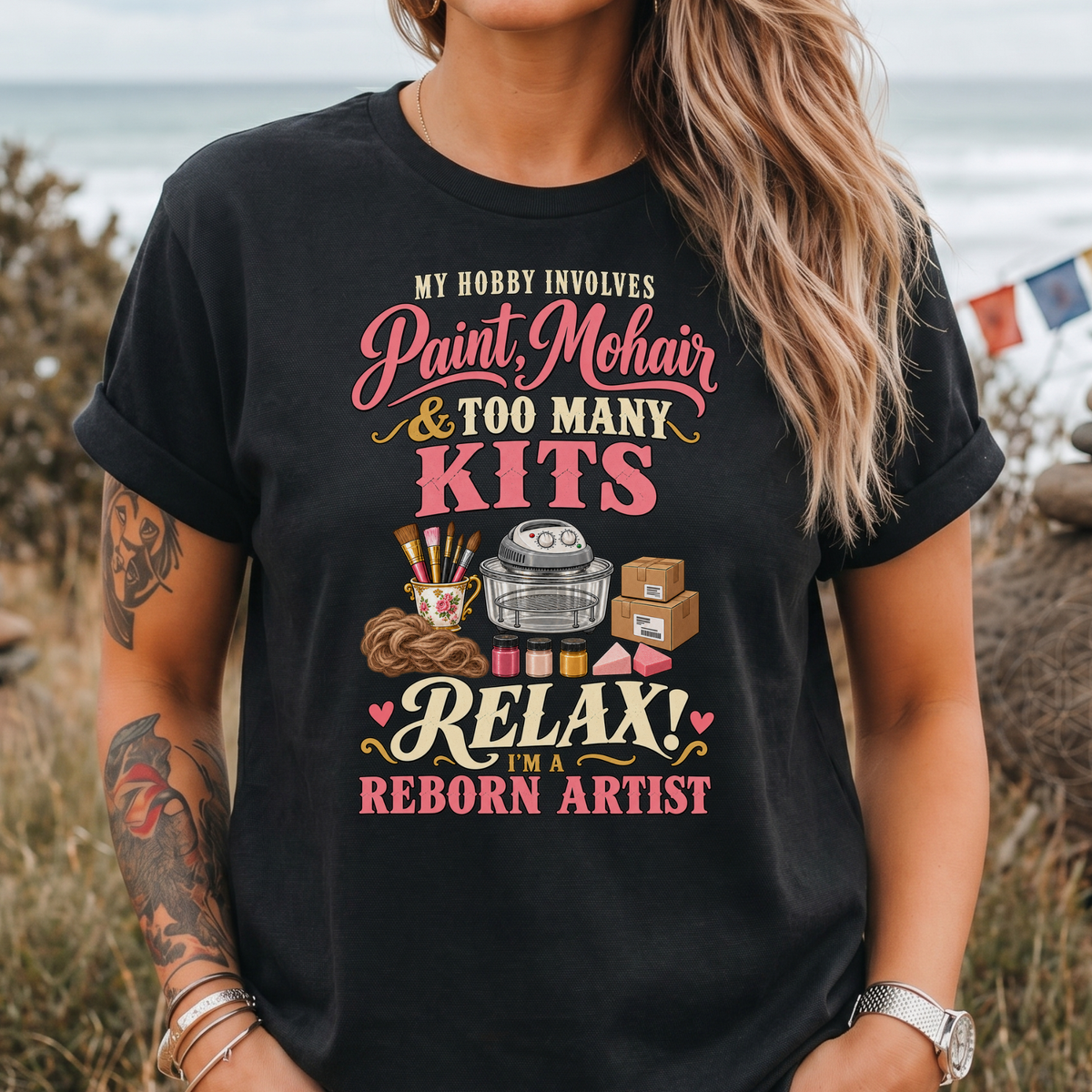 “Relax, I'm a Reborn Artist” T-Shirt