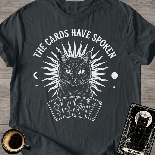 The Cards Have Spoken | Tarot Cat T-Shirt