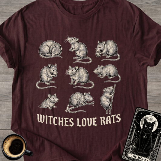 Witches Love Rats T-Shirt