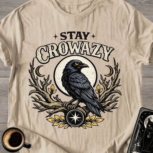 Stay Crowazy Raven T-Shirt