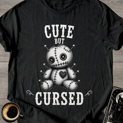 "Cute But Cursed" Voodoo Doll T-Shirt