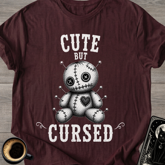 "Cute But Cursed" Voodoo Doll T-Shirt