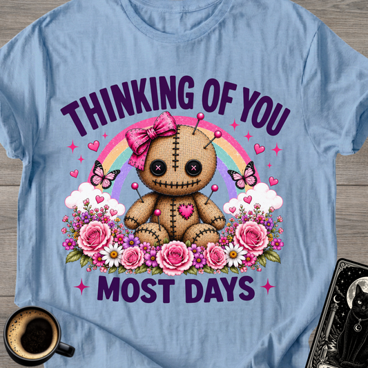 Thinking Of You Cute Voodoo Doll T-Shirt