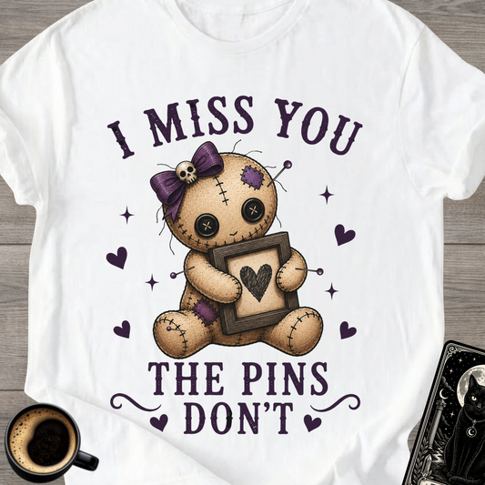"I Miss You" Cute Voodoo T-Shirt
