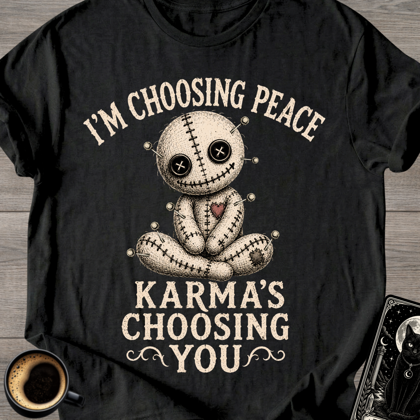 I'm Choosing Peace Voodoo Doll T-Shirt