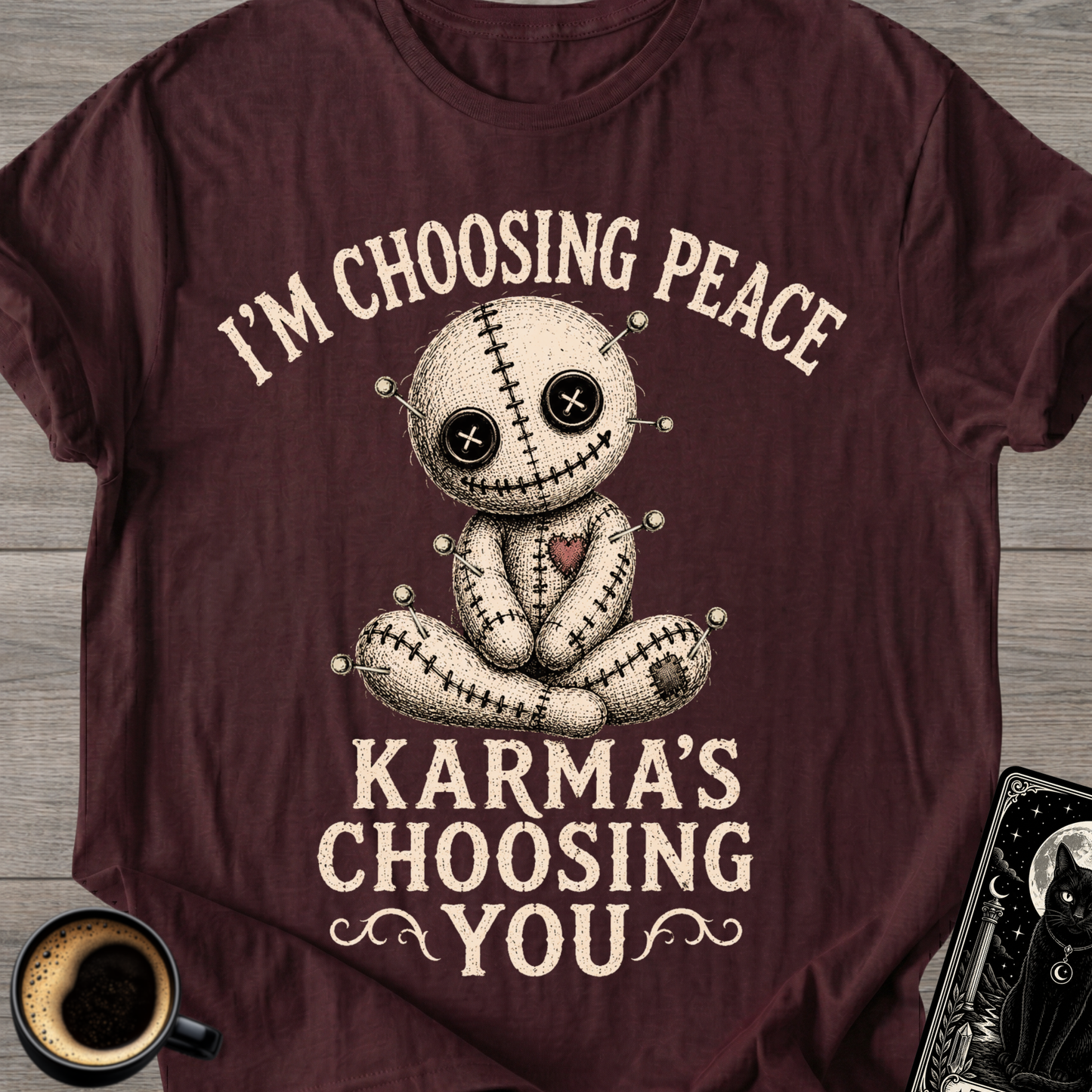 I'm Choosing Peace Voodoo Doll T-Shirt