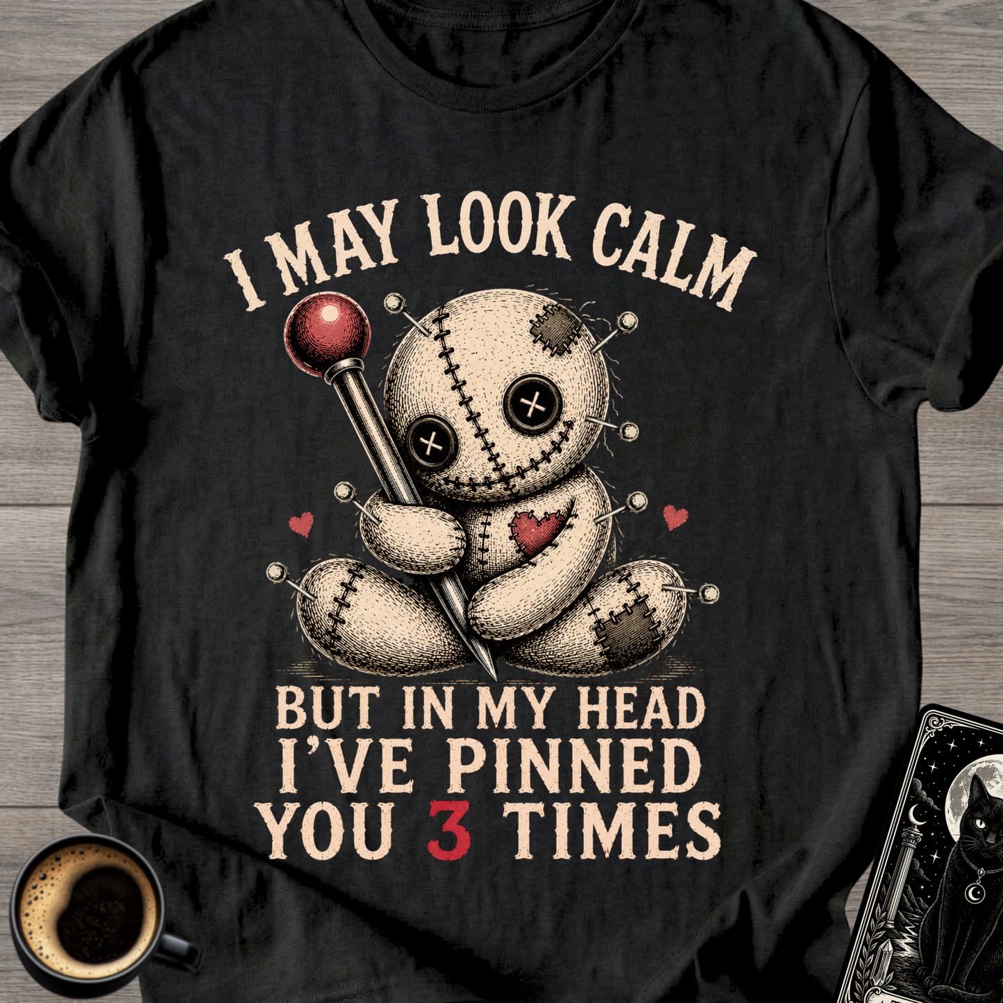 Pinned You 3 Times Voodoo T-Shirt