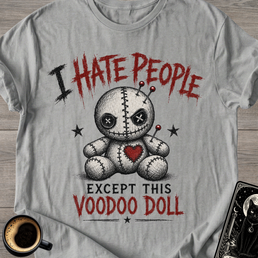 I Hate People Except This Voodoo Doll T‑Shirt