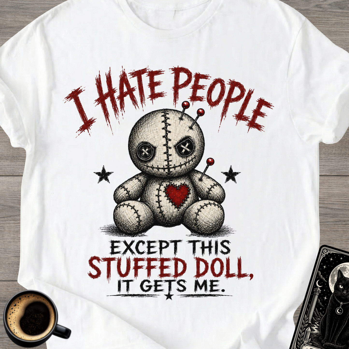 "I Hate People" Voodoo Doll T-Shirt