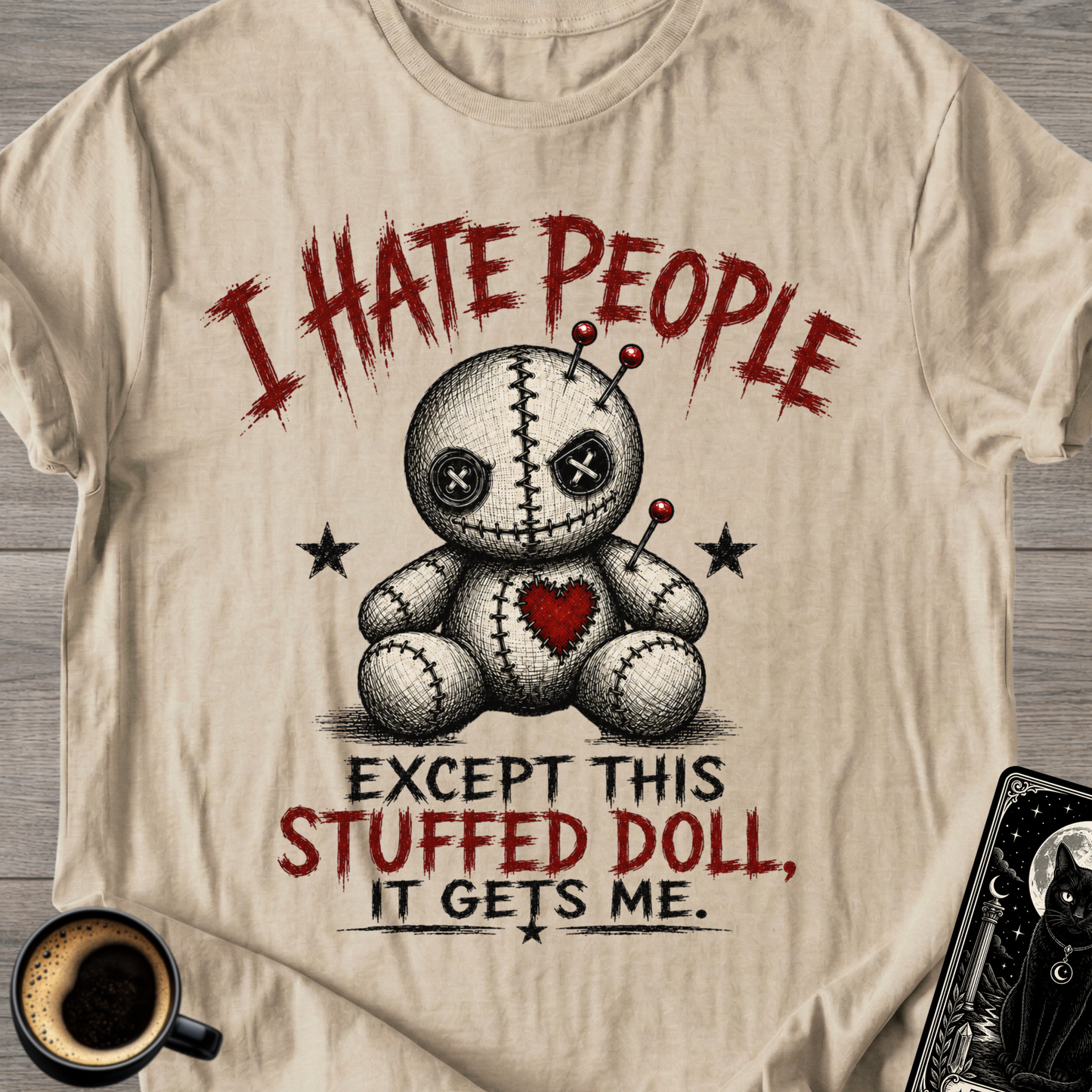 "I Hate People" Voodoo Doll T-Shirt