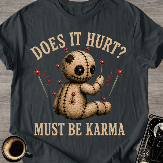 Does It Hurt? Voodoo Doll - T-Shirt
