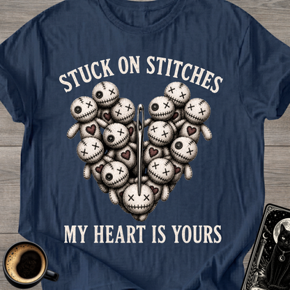 Stuck on Stitches Heart T-Shirt
