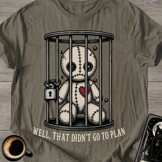 Voodoo Doll Behind Bars T‑Shirt