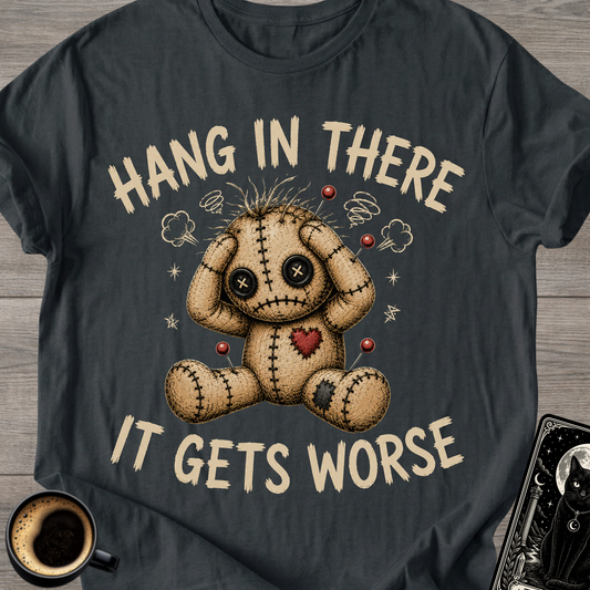 Hang In There Voodoo Doll T-Shirt
