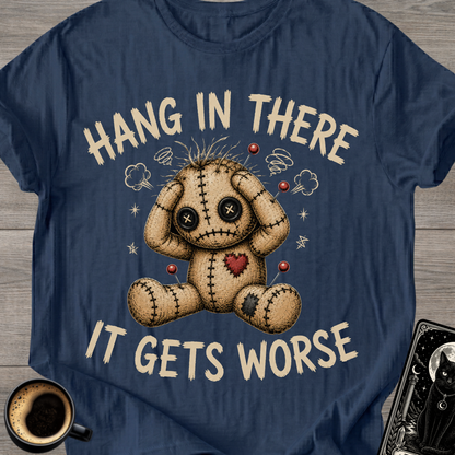 Hang In There Voodoo Doll T-Shirt