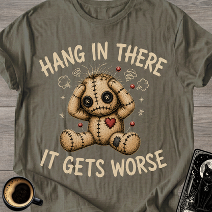 Hang In There Voodoo Doll T-Shirt