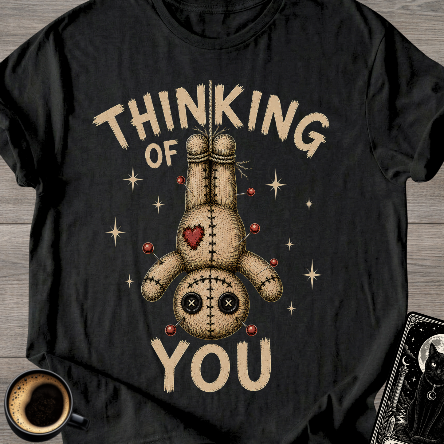 Upside Down Voodoo Doll T‑Shirt