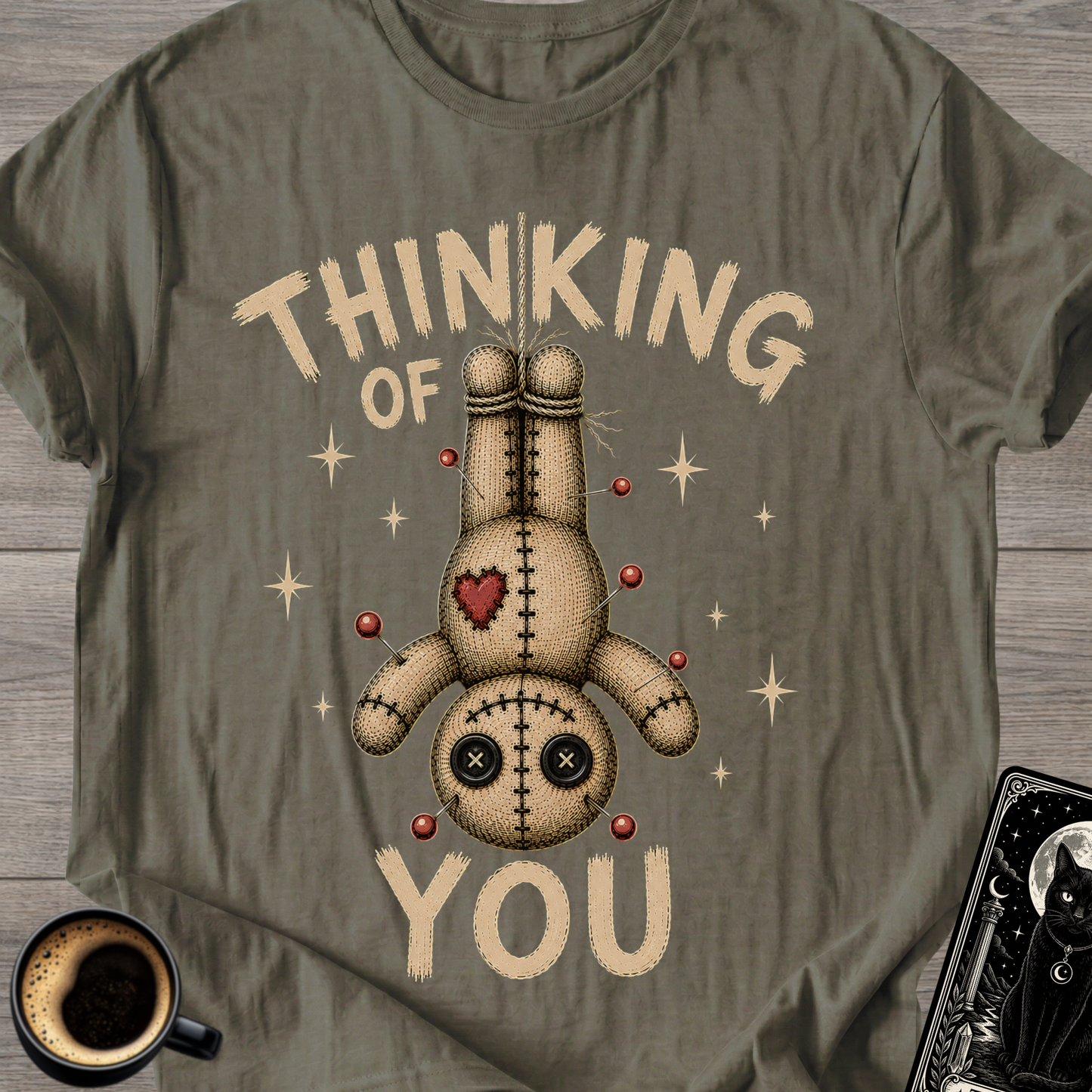 Upside Down Voodoo Doll T‑Shirt
