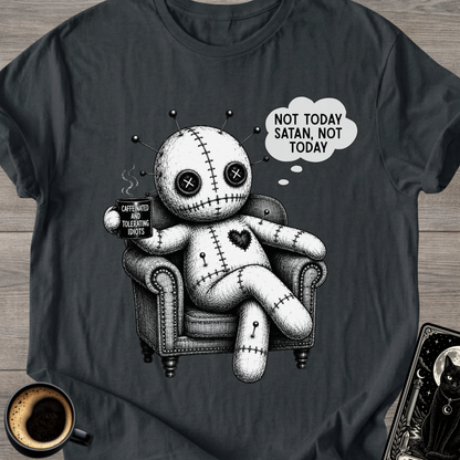 Not Today Satan Voodoo Doll T-Shirt