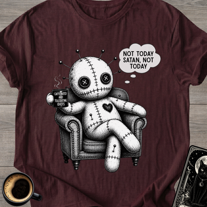 Not Today Satan Voodoo Doll T-Shirt