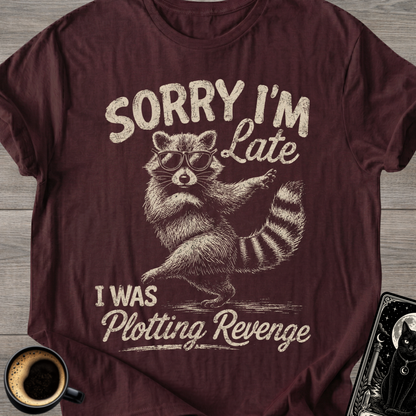 Plotting Revenge Racoon T-Shirt