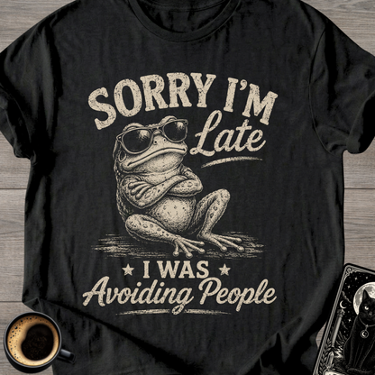 Sorry I'm Late Frog T-Shirt