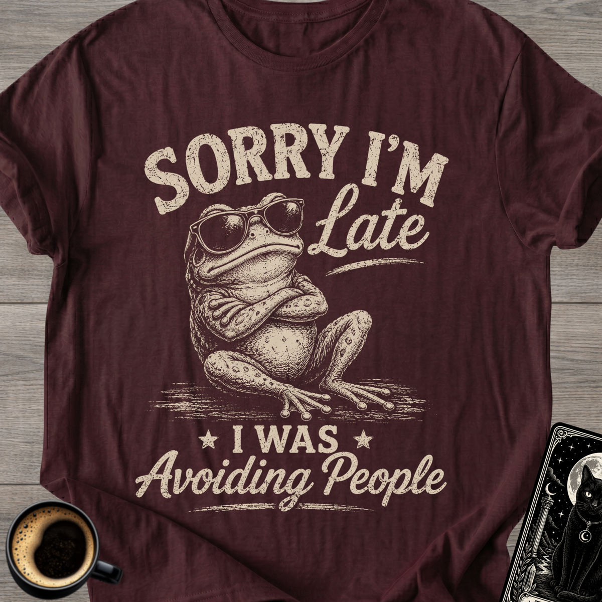 Sorry I'm Late Frog T-Shirt