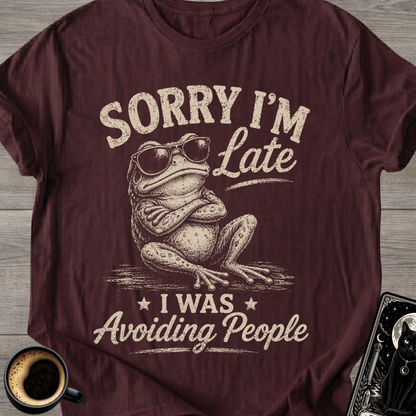 Sorry I'm Late Frog T-Shirt
