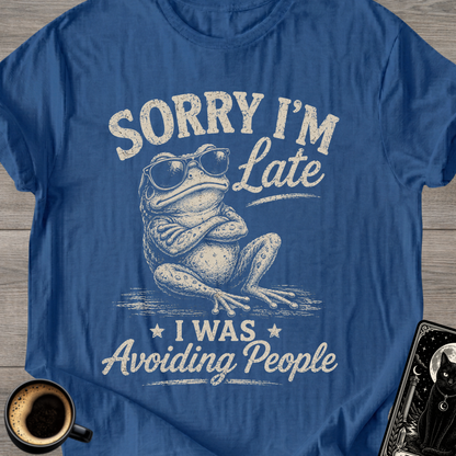 Sorry I'm Late Frog T-Shirt
