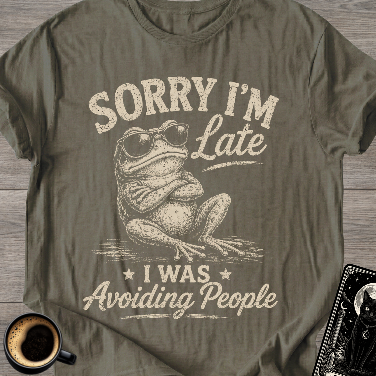 Sorry I'm Late Frog T-Shirt